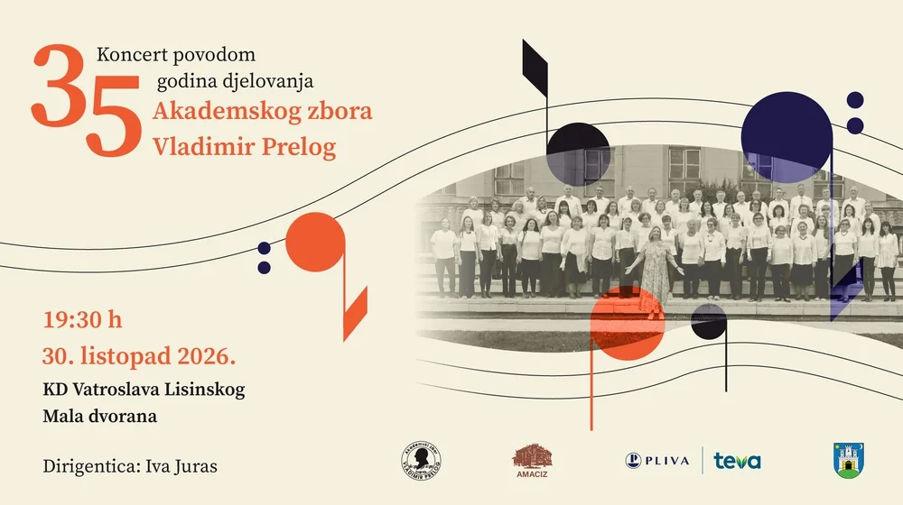 AKADEMSKI ZBOR „VLADIMIR PRELOG" KONCERT POVODOM 35 GODINA DJELOVANJA