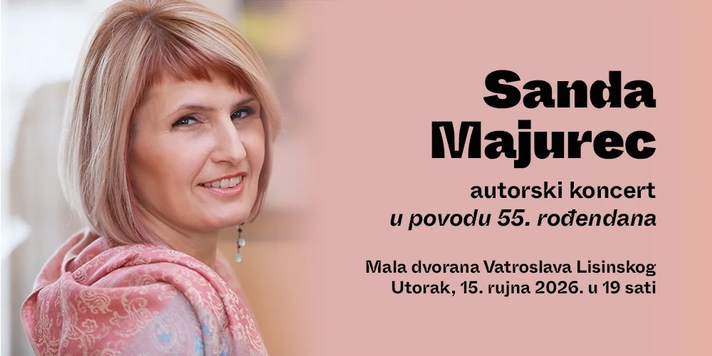 AUTORSKI KONCERT SANDE MAJUREC U POVODU 55. ROĐENDANA