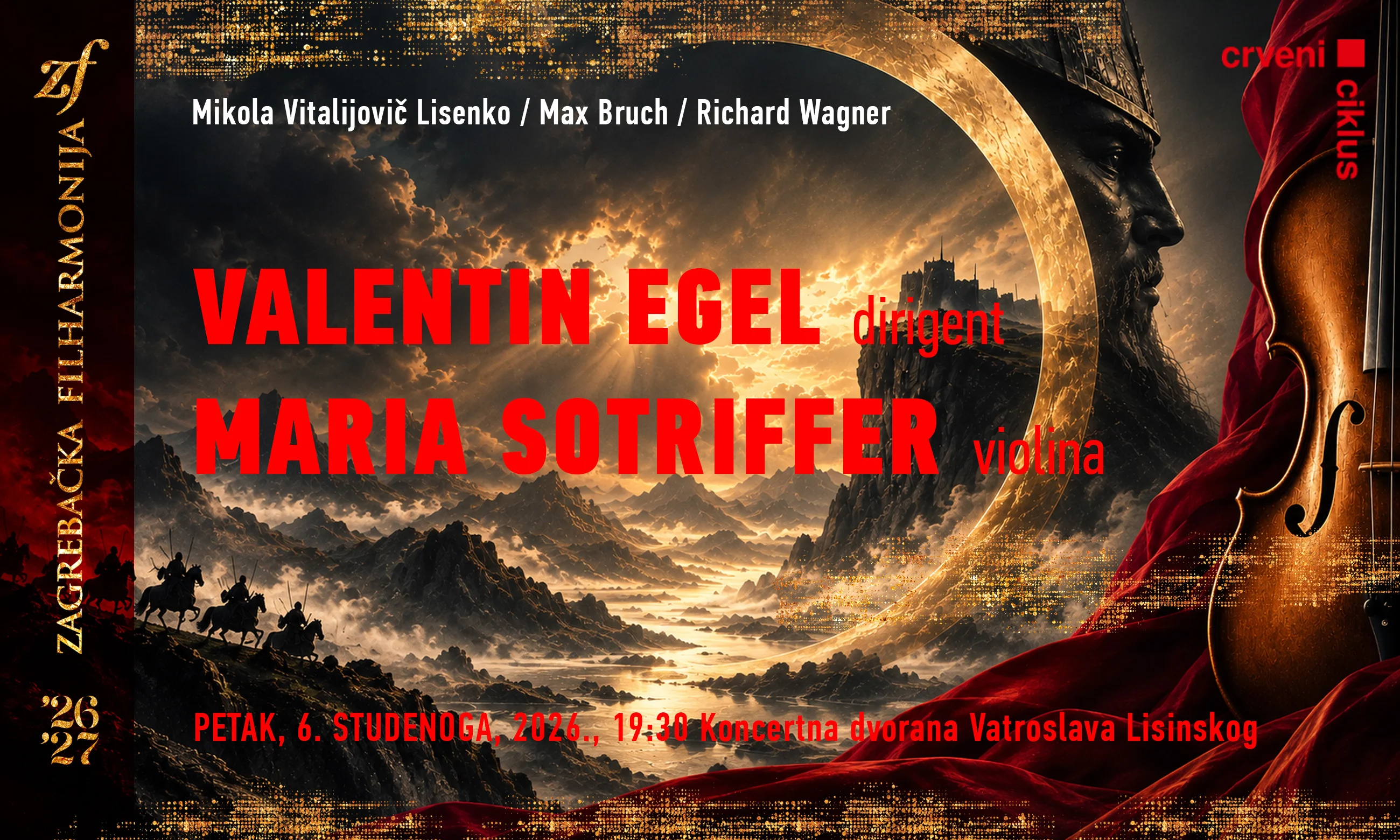 CRVENI CIKLUS - Valentin Egel, dirigent i Maria Sottrifer, violina