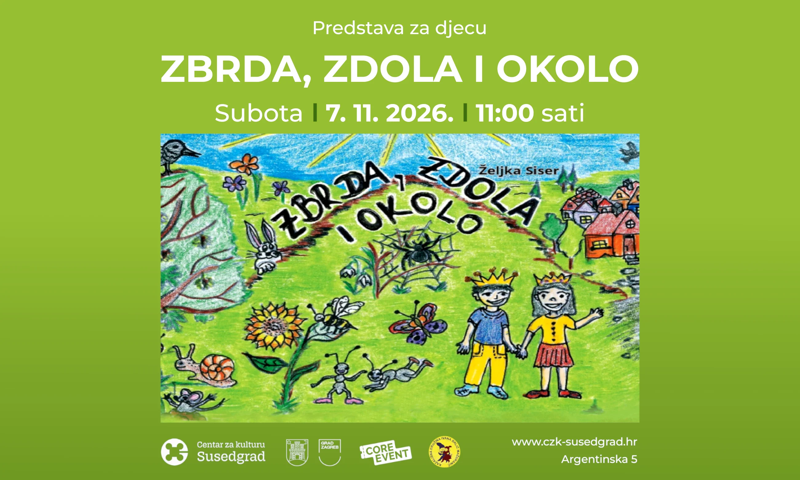 Kazališna predstava za djecu: Zbrda, zdola i okolo
