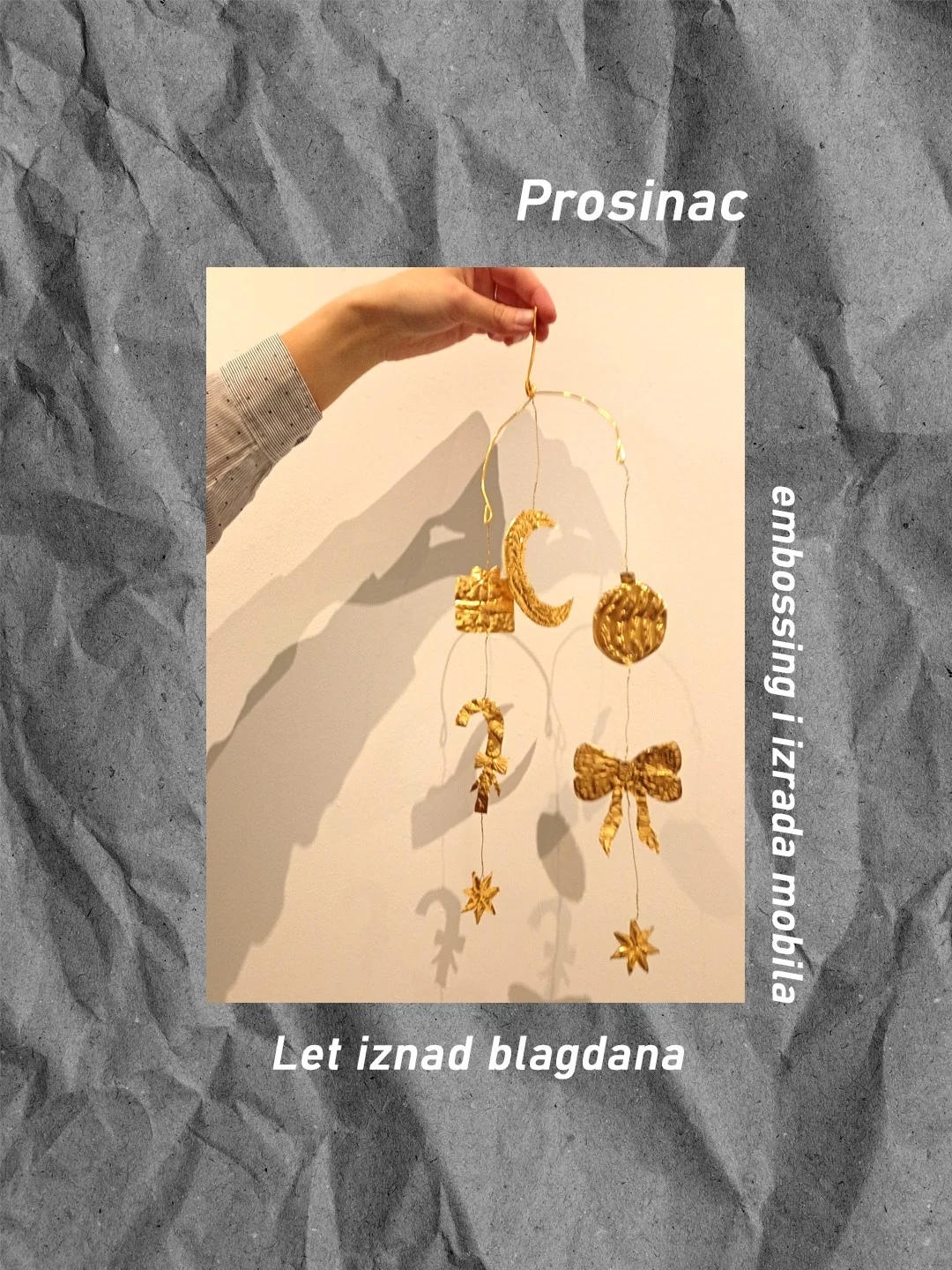 Let iznad Blagdana (čarolija blagdana embossing tehnikom!)