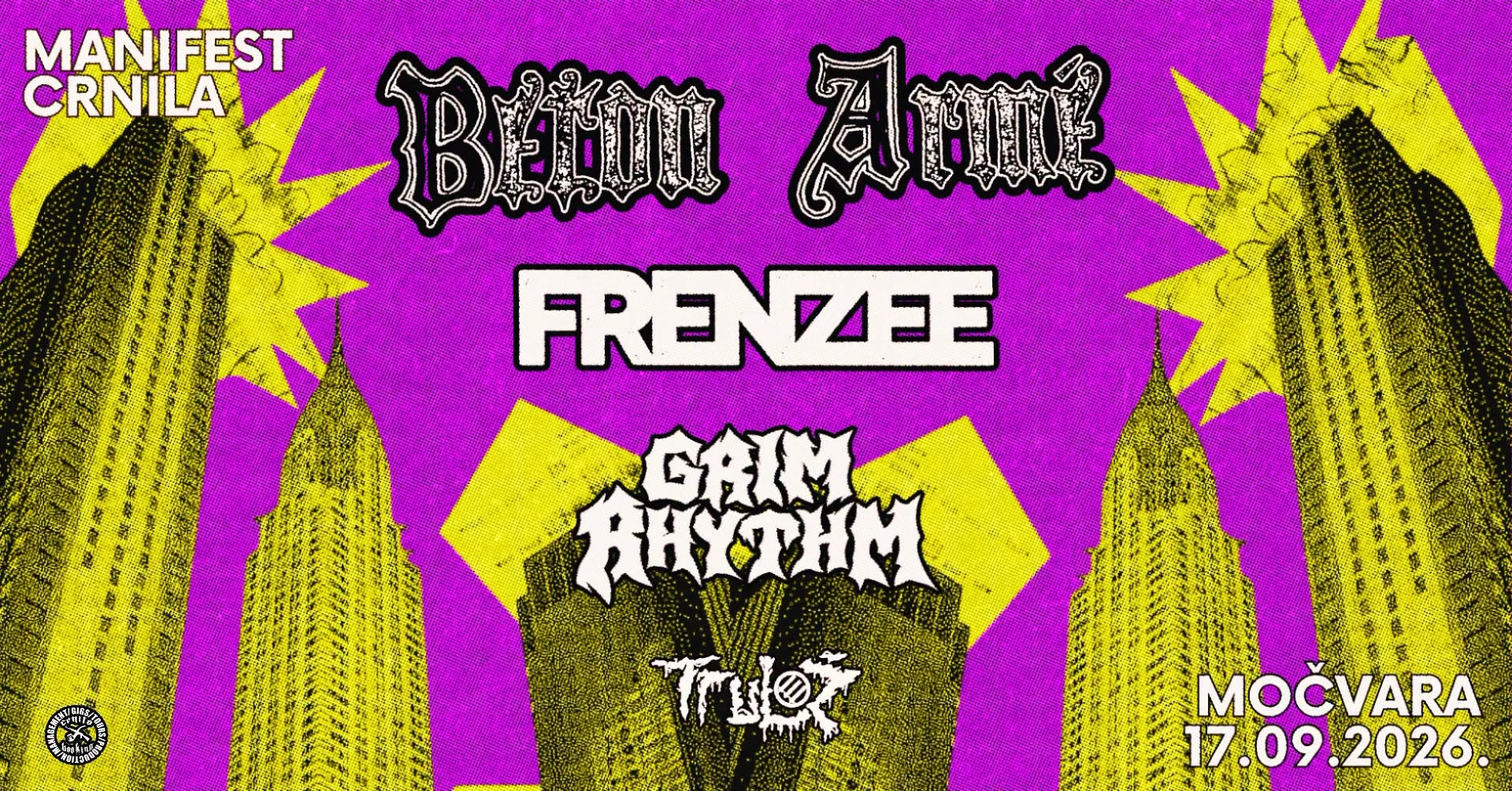 Manifest crnila: Beton Armé, Frenzee, Grim Rhythm, Trulež