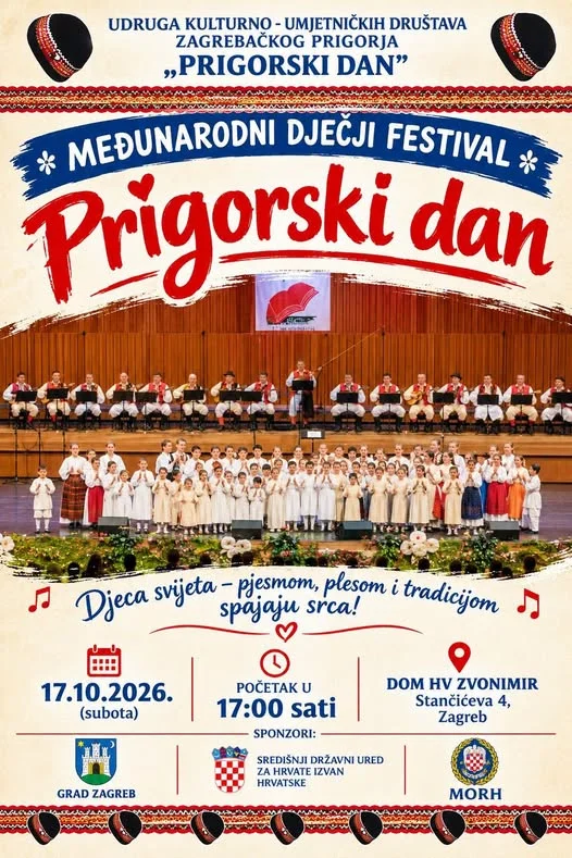 Međunarodni dječji festival „Prigorski dan” – pjesmom i plesom djeca povezuju srca!