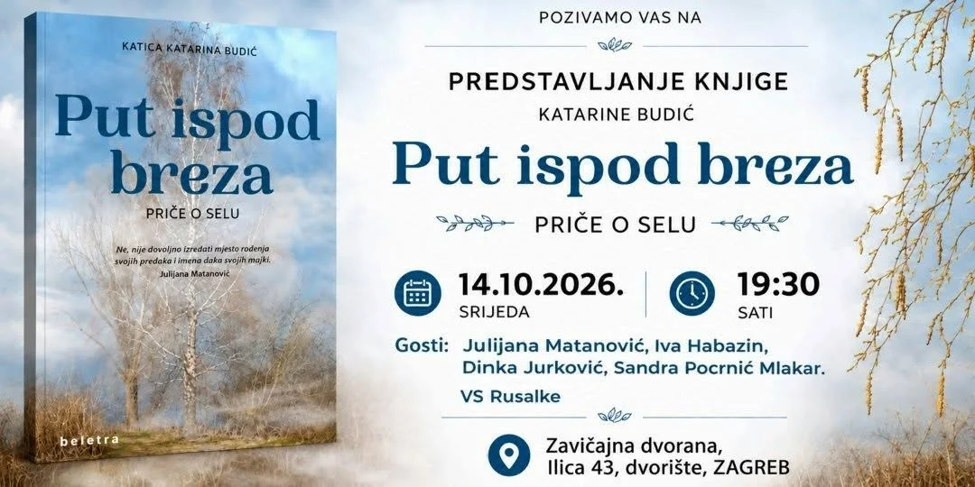 Predstavljanje zbirke priča Put ispod breza autorice Katarine Katice Budić