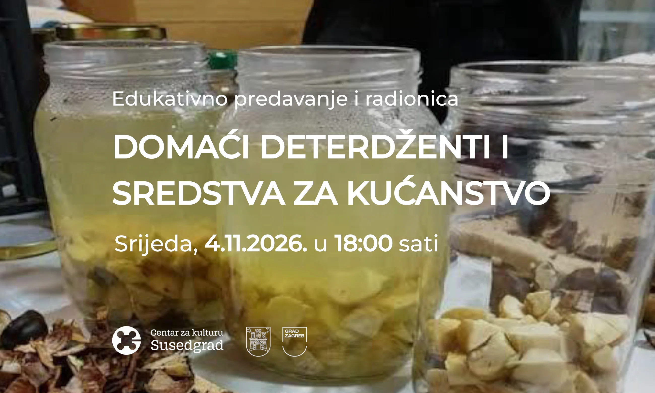 Radionica izrade domaćih deterdženata i sredstava za kućanstvo