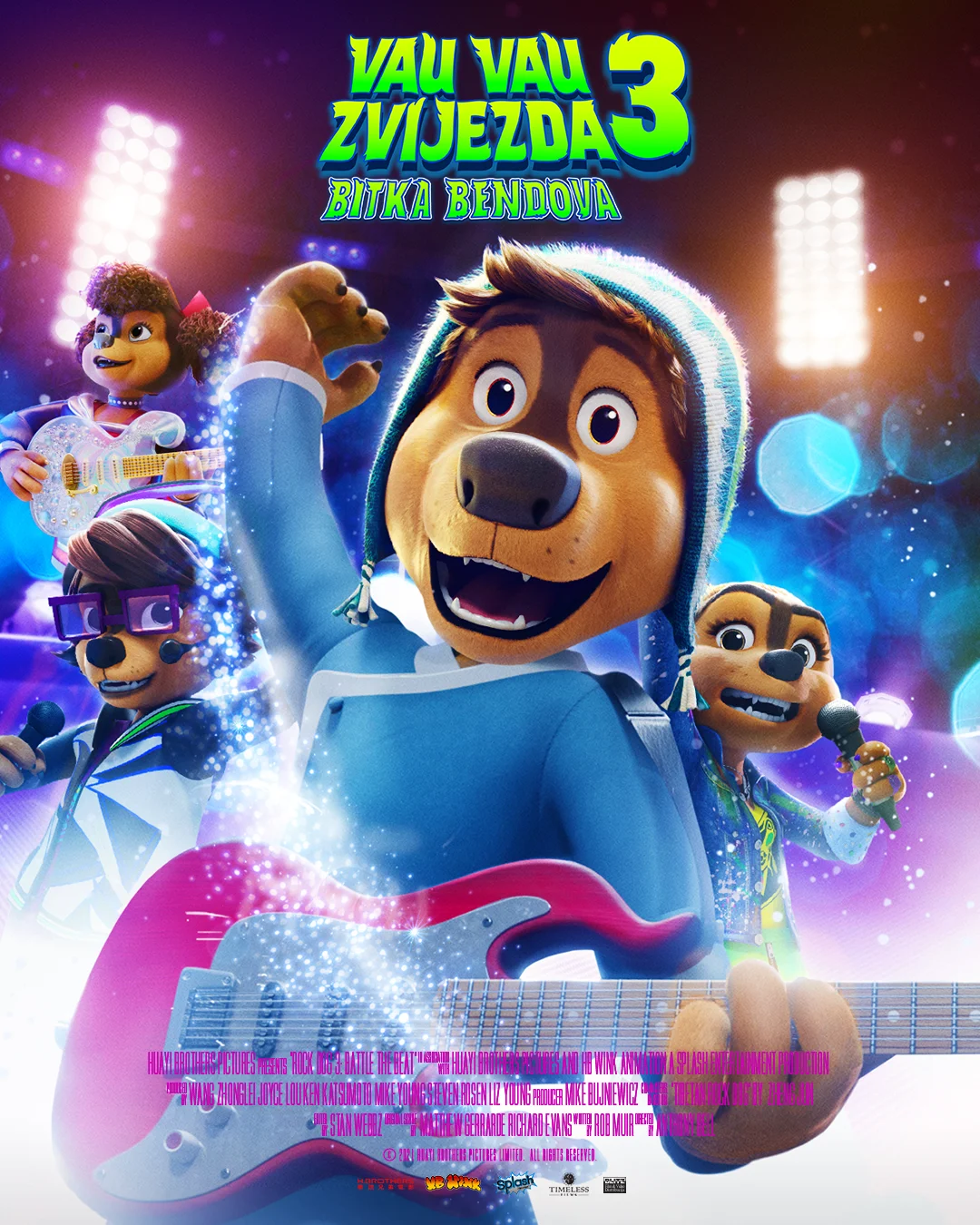 Vau vau zvijezda 3: Bitka bendova   /   Rock Dog 3